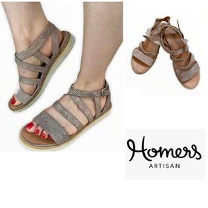 Homers Artisan Multi Strap Sandals